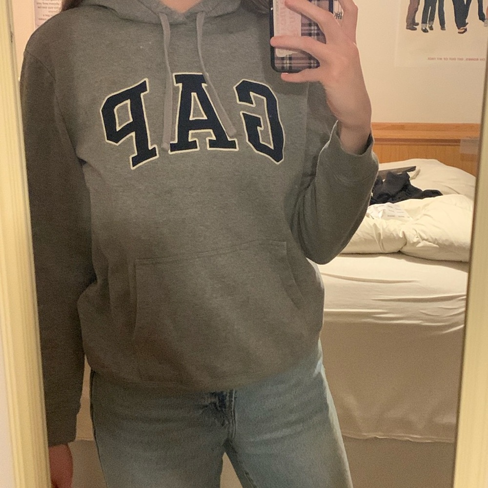 GAP gray/blue hoodie
